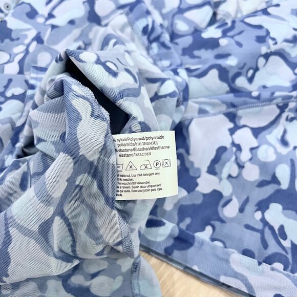 Abstract Pattern Hugo Boss Quarter Zip Nylon Short Sleeve Shirt Jacket - Picture 3 of 7